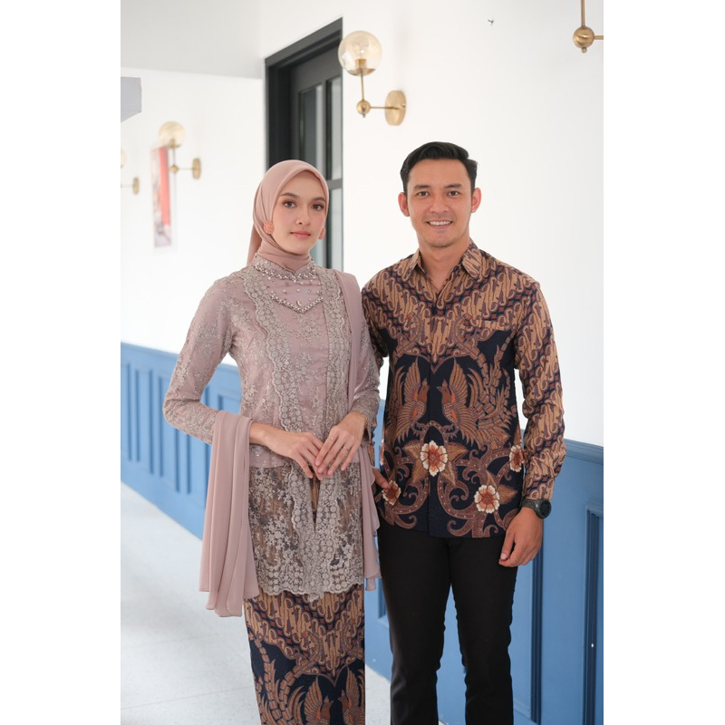 Jual Kirana Series Batik Couple Kebaya Modern Model Kutu Baru By