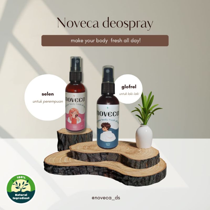 Jual Deodorant spray NOVECA Non Alkohol 60ml Shopee Indonesia