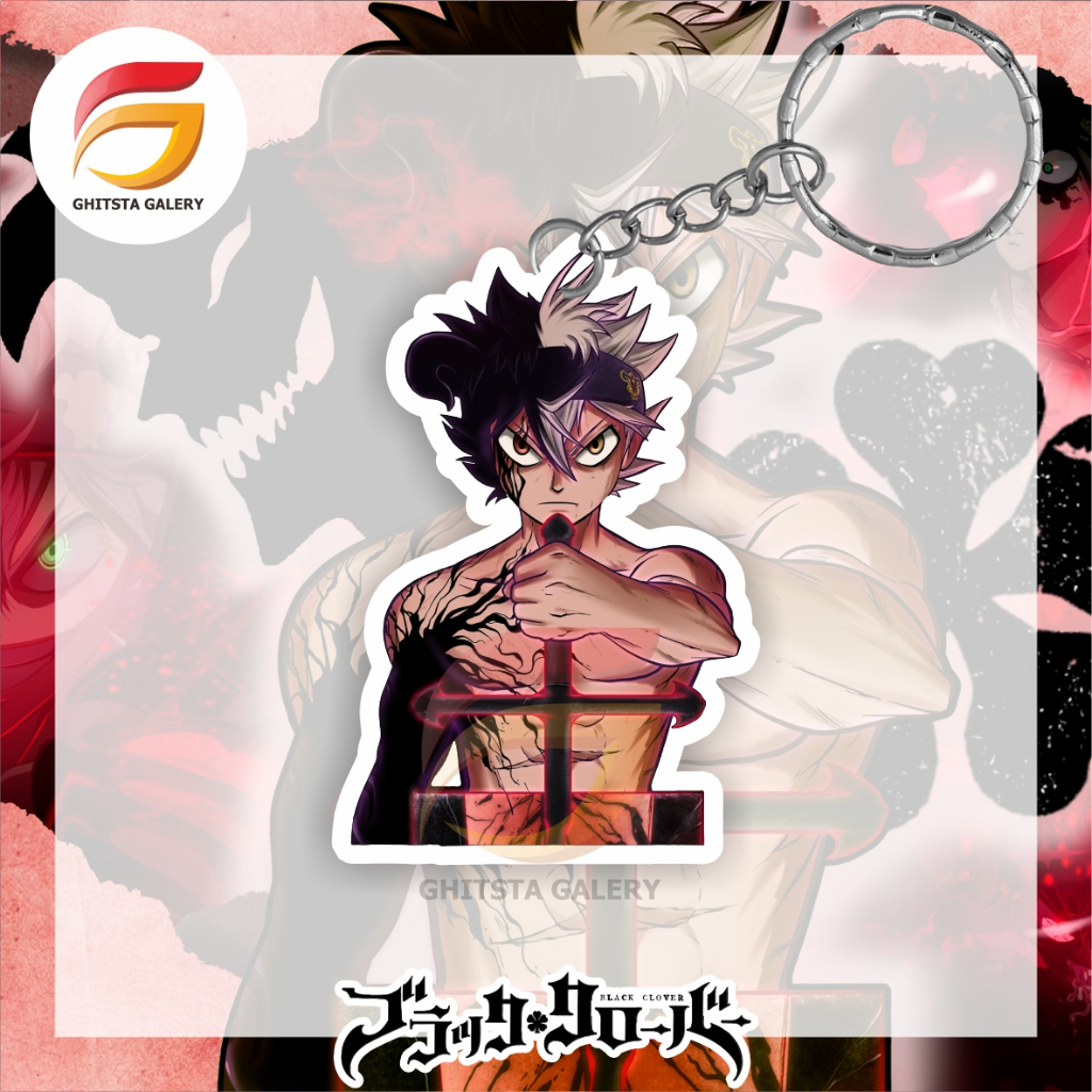 Jual Gantungan Kunci Asta Black Clover - Gantungan Kunci Akrilik ...