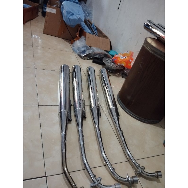 Jual Knalpot Honda win 100 Original APPKTM | Shopee Indonesia