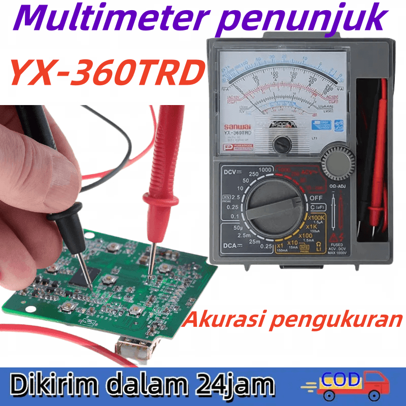 Jual Multimeter Tofuda Model Heles Yx 360 Trd Multitester Avometer Analog Tofuda Model Heles 6359