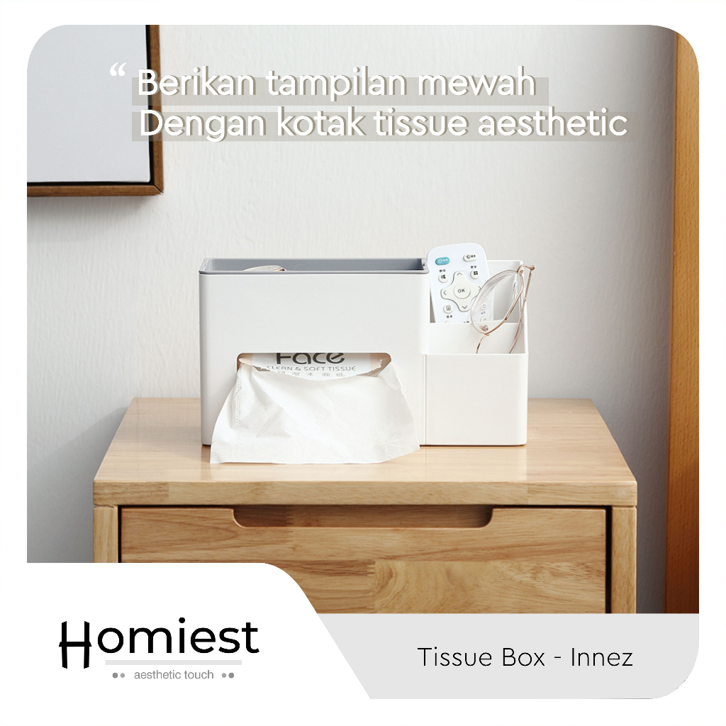 Jual Homiest - Innez Tissue Box / Kotak Tisu Modern / Wadah Tempat Tisu ...