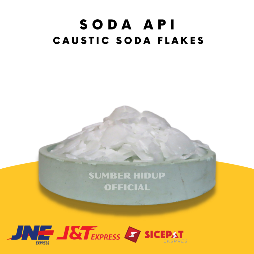 Jual Soda Api / Caustic Soda Flakes / Anti Sumbat Closet Kemasan 1kg