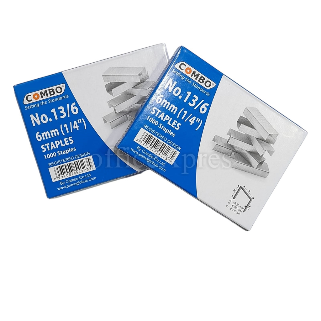 Jual Isi Stapler Tembak 13/6 / Isi Staples Gun Tacker Combo / Isi ...