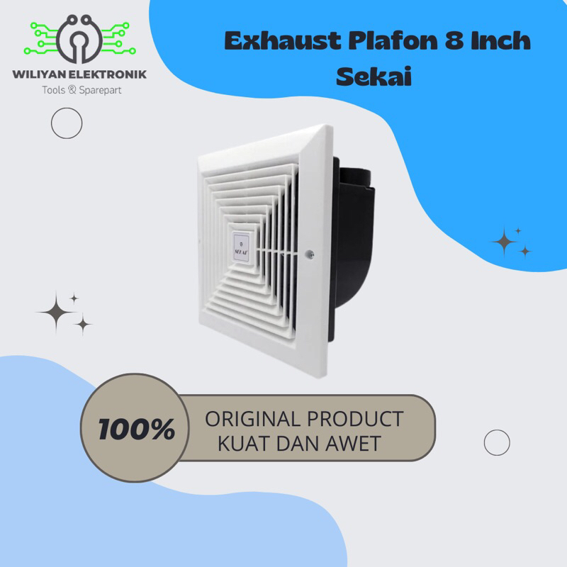 Jual Exhaust Fan Plafon Inch Sekai Shopee Indonesia