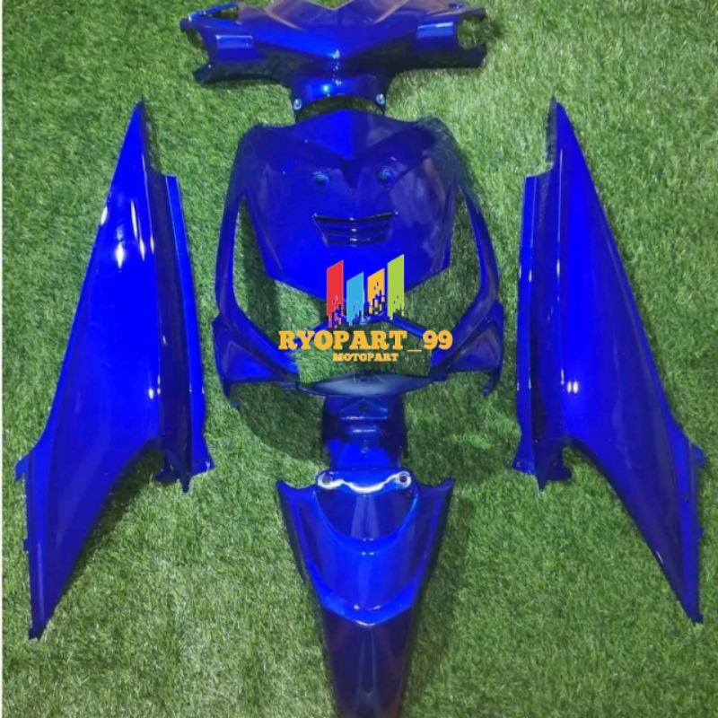 Jual Cover Full Body Halus Honda Beat Karbu Biru Sporty Shopee Indonesia