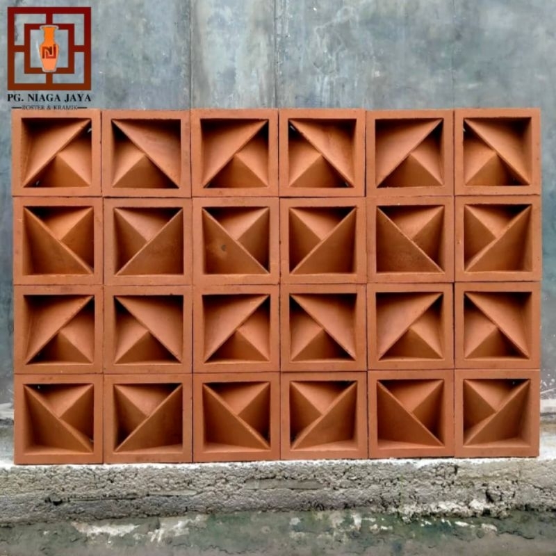 Jual roster beton minimalis terakota, loster beton minimalis, ventilasi ...