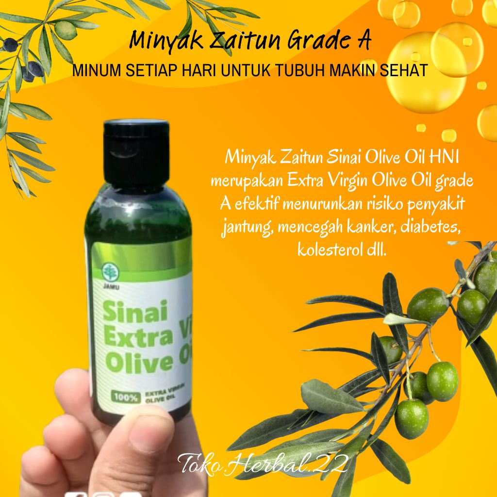 Jual Minyak Zaitun Sinai Ekstra Virgin Olive Oil • EVO • HNI HPAI • isi