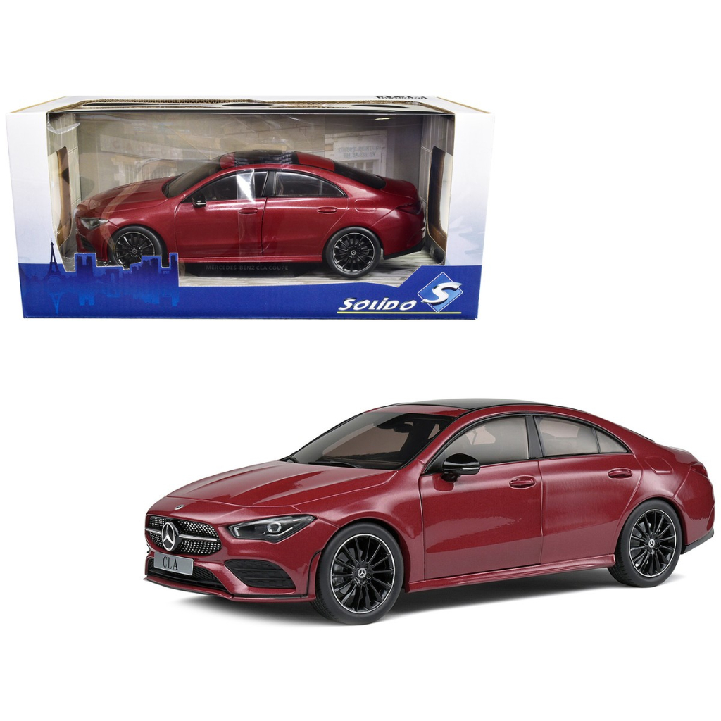 Mercedes Benz CLA C118 Coupe AMG Line 2019 1:18 Solido Marrom - 20 anos! Loja on-line de miniaturas colecionáveis