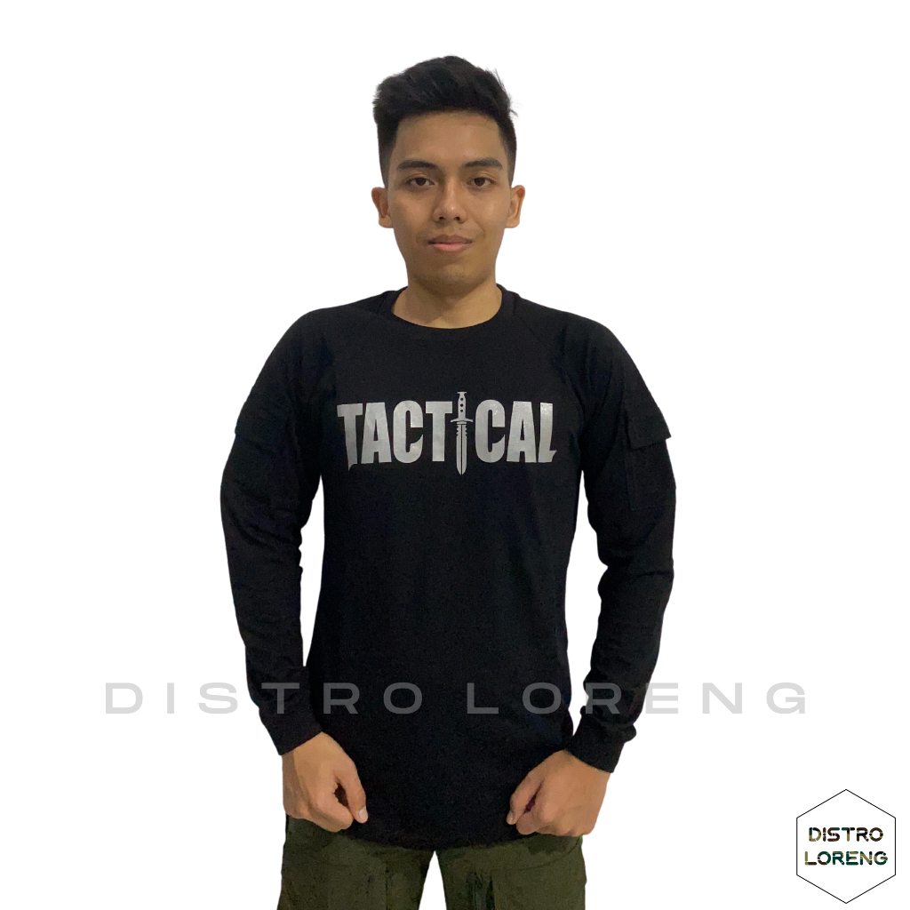 Jual Kaos Tactical Lengan Panjang Tni Lapangan Pria Dan Wanita Shopee