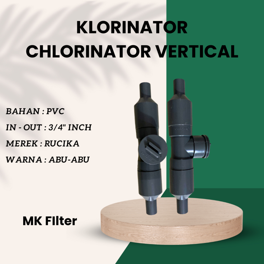 Jual Klorinator Vertical / Tabung Kaporit Chlorine 3/4 Inch | Shopee ...