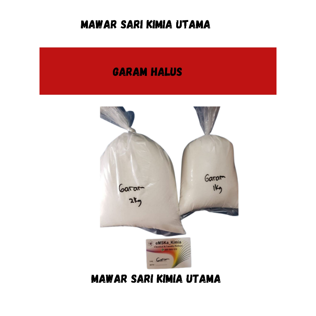 Jual Garam Halus Garam Industri Nacl Garam Non Yodium Shopee Indonesia 9911