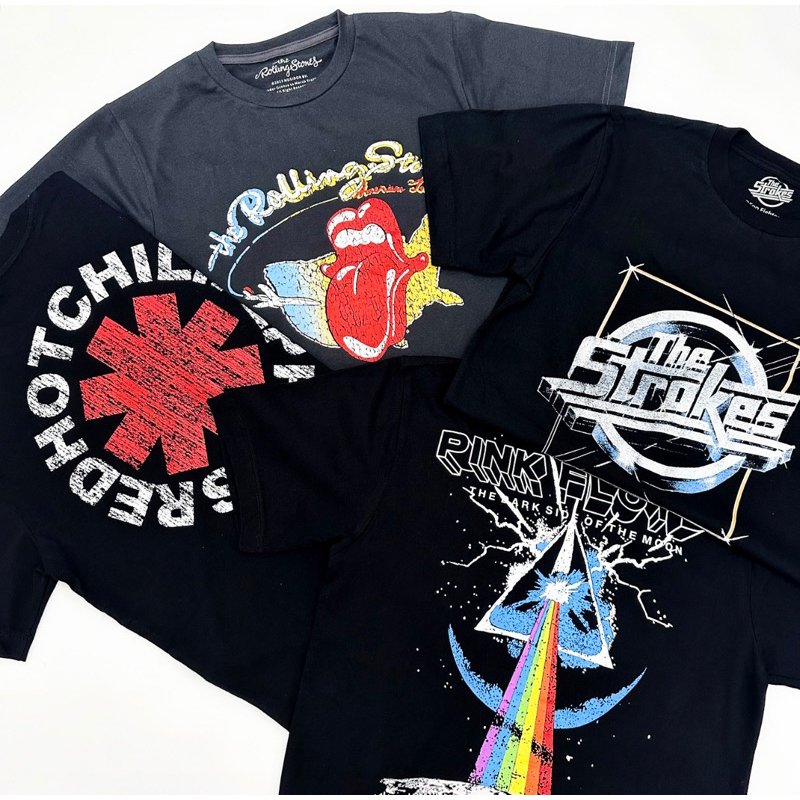 Jual Kaos Pbear Graphic Band Tees (4 Models) Shopee Indonesia