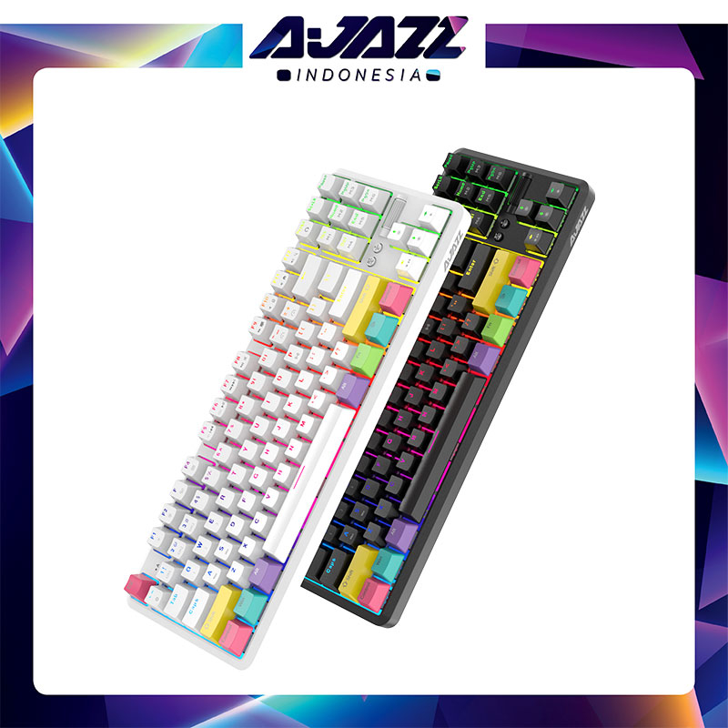 Jual Ajazz K870T TKL Mechanical Keyboard Dual Mode RGB | Shopee Indonesia