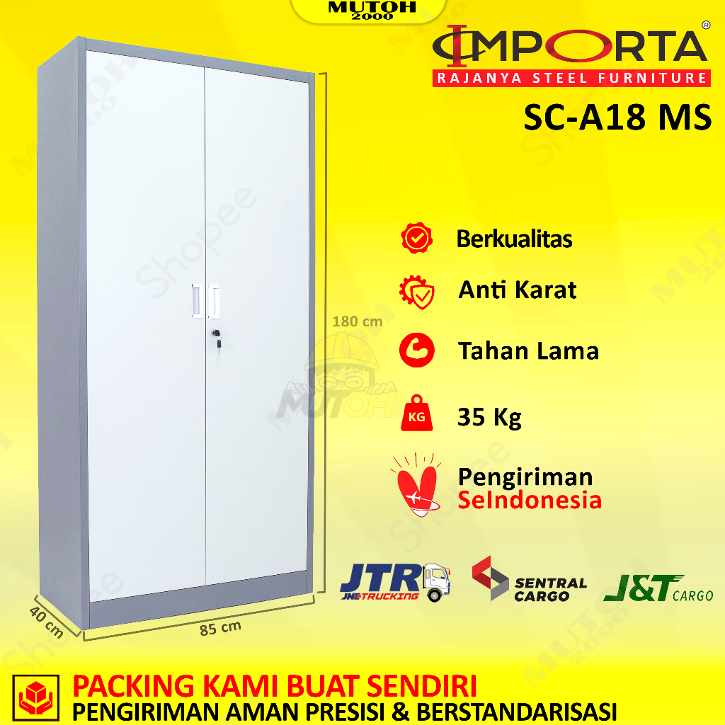 Jual Cargo Lemari Arsip Lemari Besi Filling Cabinet Importa Sc A18