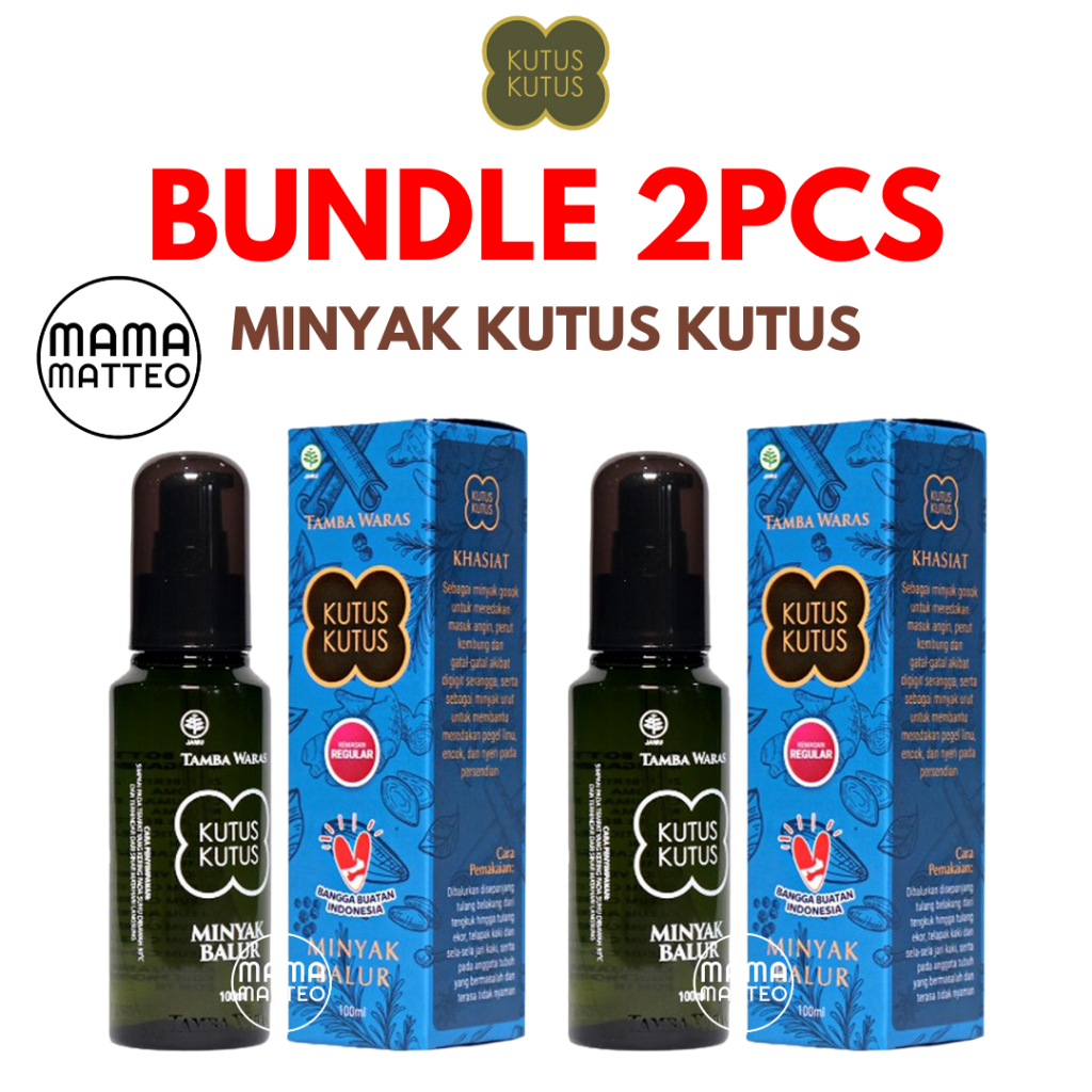 Jual Minyak Kutus Kutus Asli Tamba Waras 100ml Minyak Balur Kutus