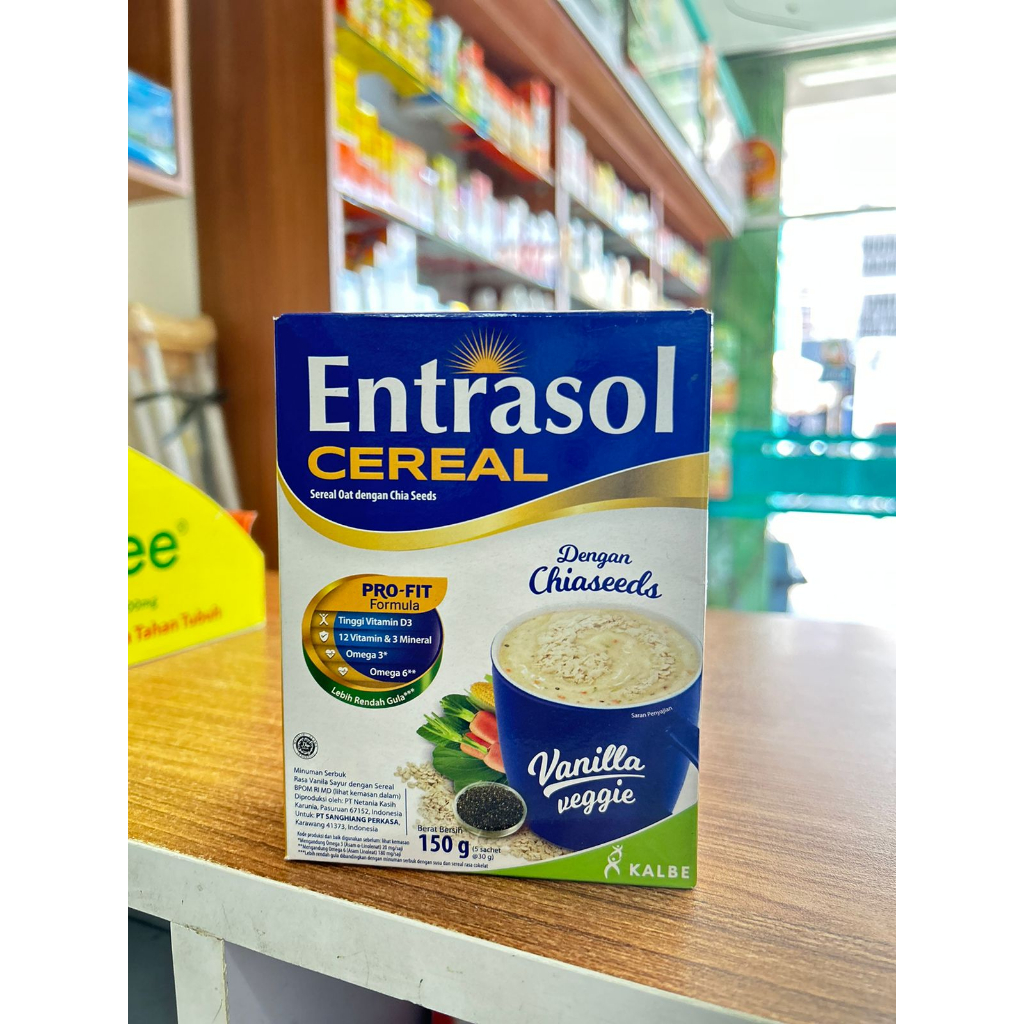Jual ENTRASOL CEREAL VANILLA 150GR | Shopee Indonesia