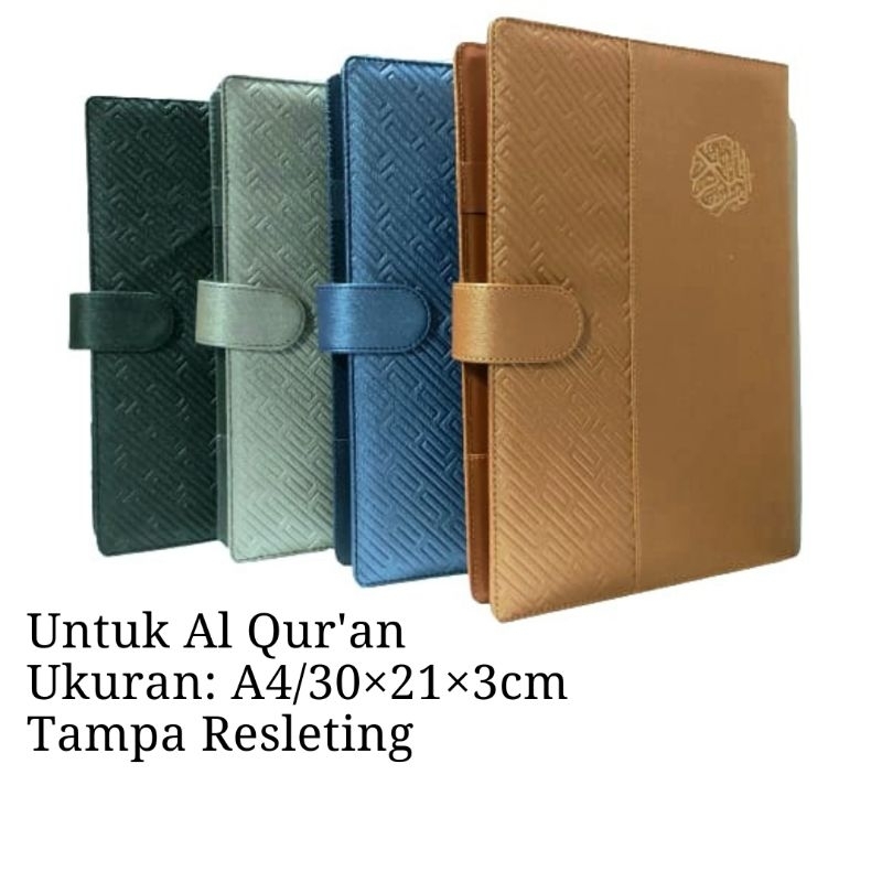 Jual Sampul Saja Cover Al Quran A4 Sarung Al Quran Cantik 30x21x3 Cm Sampul Alquran Anti Air 6697