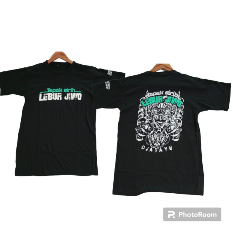 Jual Kaos tapak sirih lebur jiwo warga PSHT pakaian sablon lengan