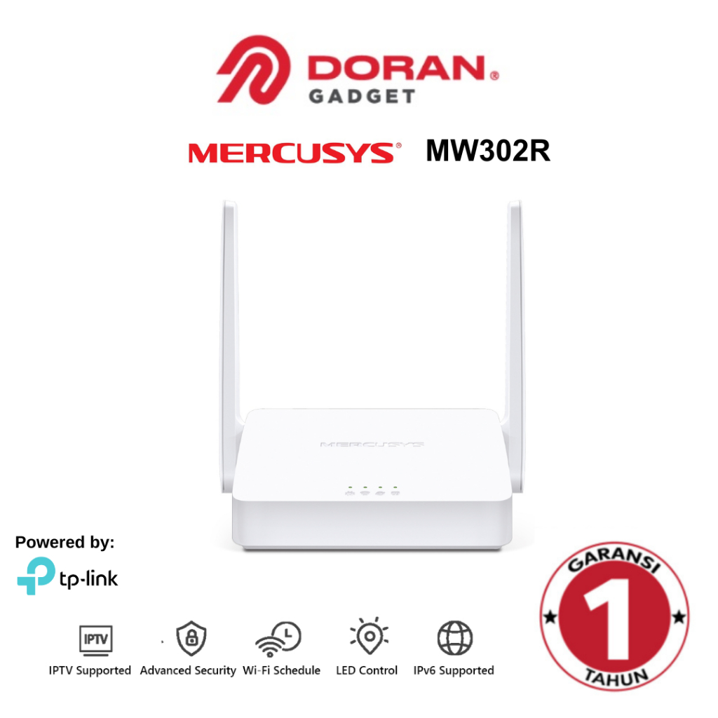 Jual Mercusys Mw302r 300mbps Multi Mode Wireless N Router Original