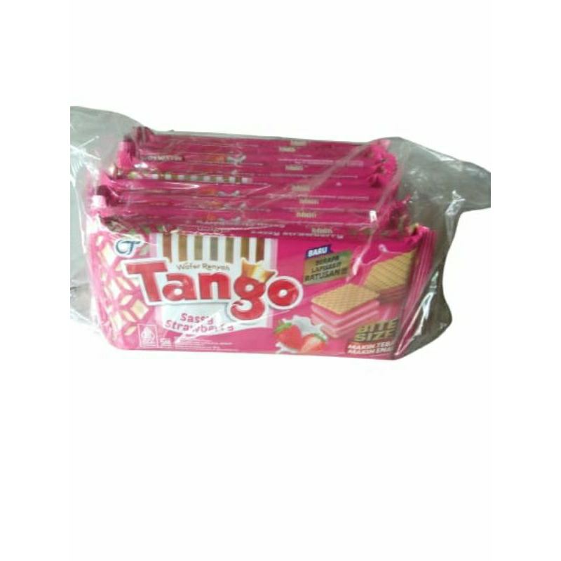 Jual Tango Sassy Strawberry 39Gr x 10Pcs | Shopee Indonesia