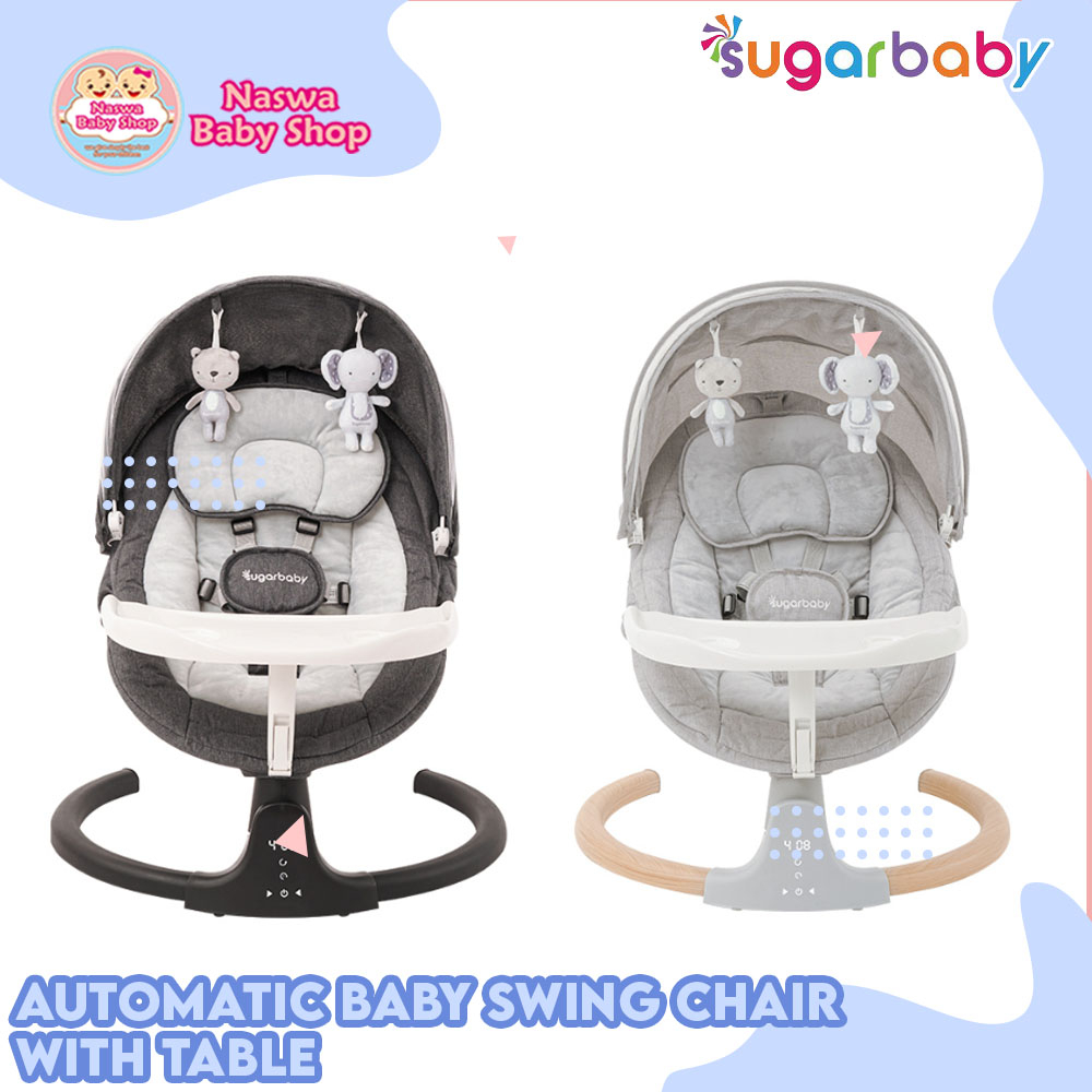 Jual Sugar Baby Hug Me Automatic Baby Swing Chair With Table K Series