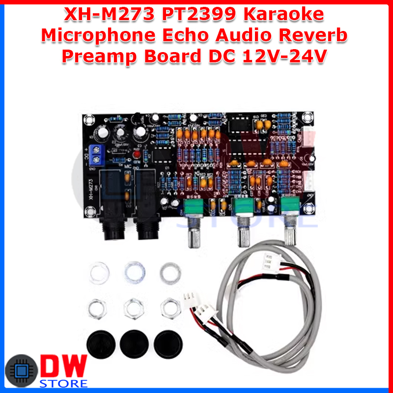 Jual XH-M273 PT2399 Stereo Preamp Tone Control Karaoke Mixer Microphone ...