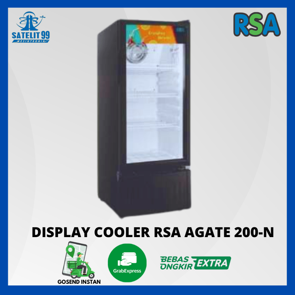 Jual SHOWCASE COOLER RSA AGATE 200-N / AGATE 200N / AGATE-200-N / AGATE ...