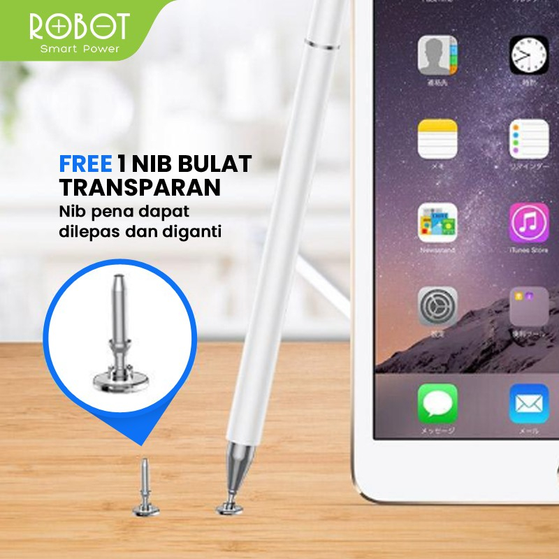 Jual Robot RSP01 Universal 2in1 Capacitive Stylus Pen for Mobile Tablet ...