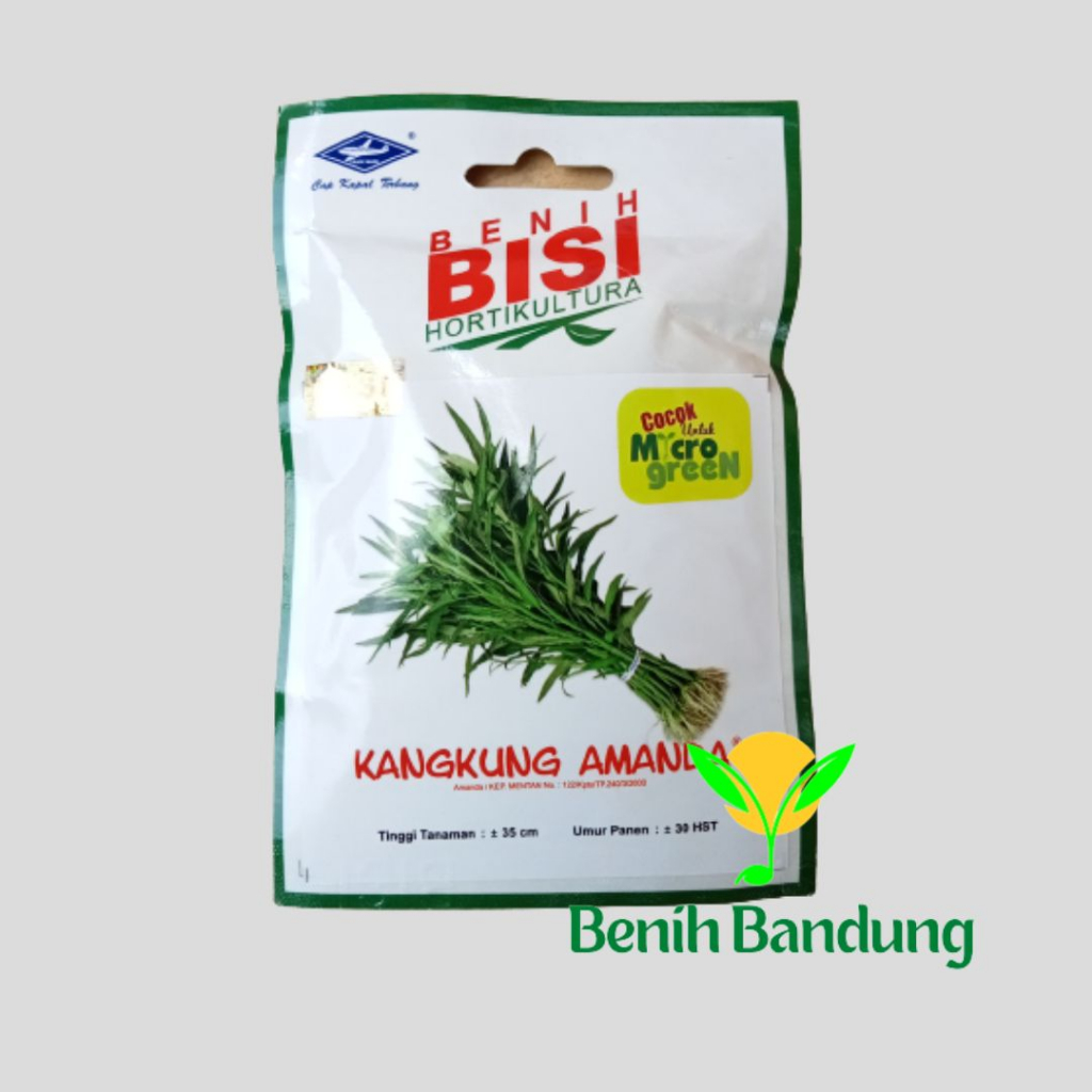 Jual Benih Kangkung Daun Sempit Amanda Bibit Cap Kapal Terbang Shopee