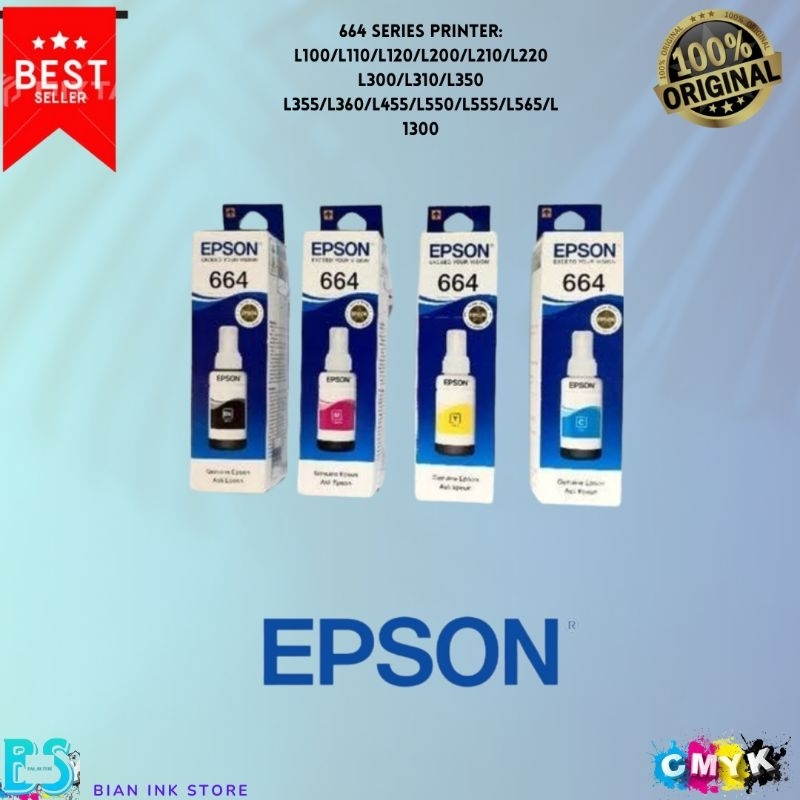 Jual Tinta Epson 664 Original New Model For Printer L100 L110 L120 L200 L210 L220 Shopee Indonesia 5602