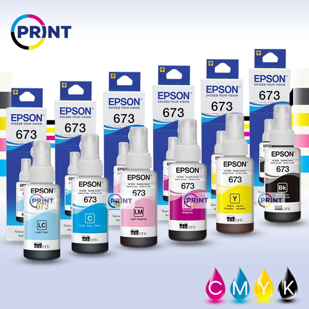 Jual TINTA PRINTER 673 SERIES L800 L805 L850 L1800 | Shopee Indonesia