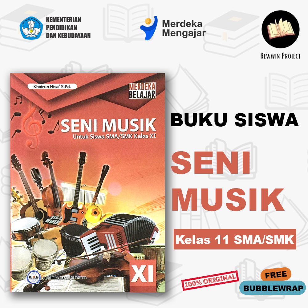 Jual Buku Siswa SENI MUSIK Kelas 11 SMA/SMK / Kurikulum Merdeka ...