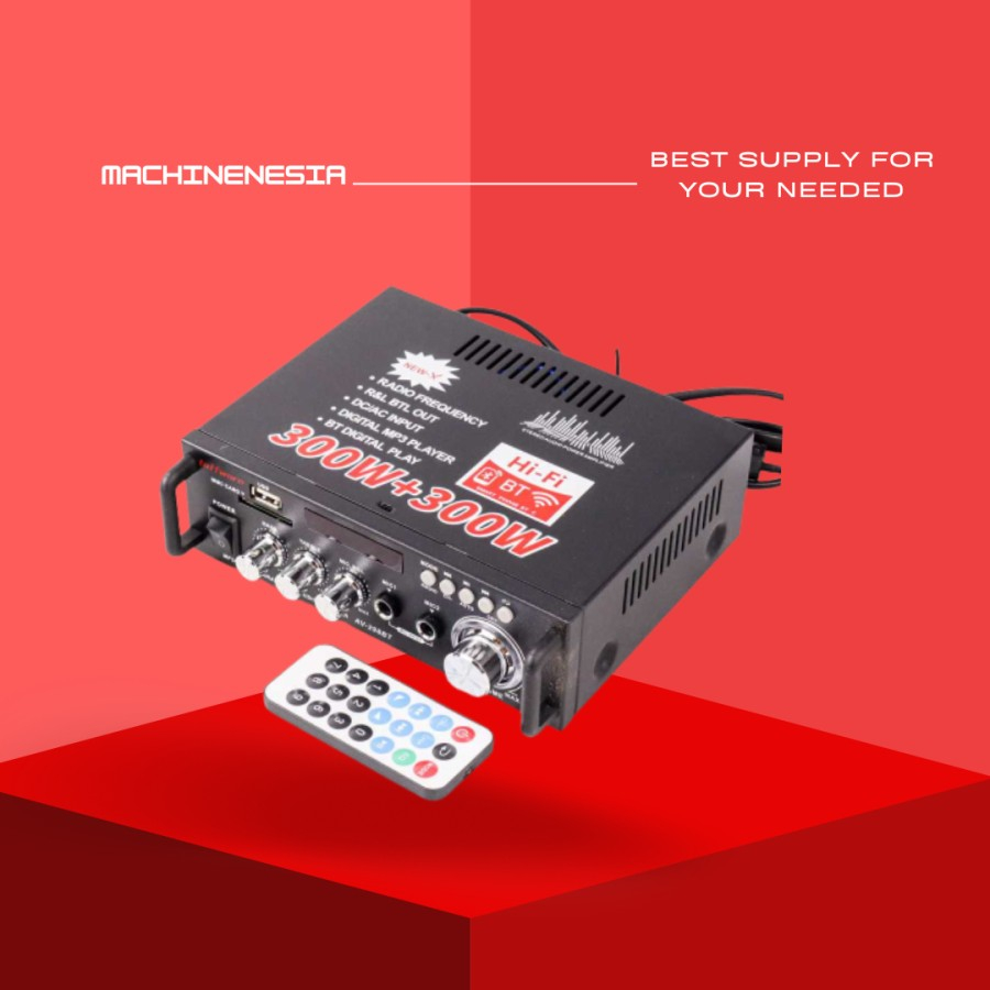 Jual AMPLIFIER BLUETOOTH KARAOKE HOME THEATER FM EQ AUDIO SISTEM