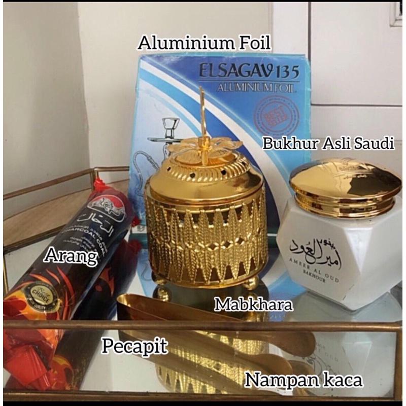 Jual Paket Bukhur Minigold set Bukhur | Shopee Indonesia