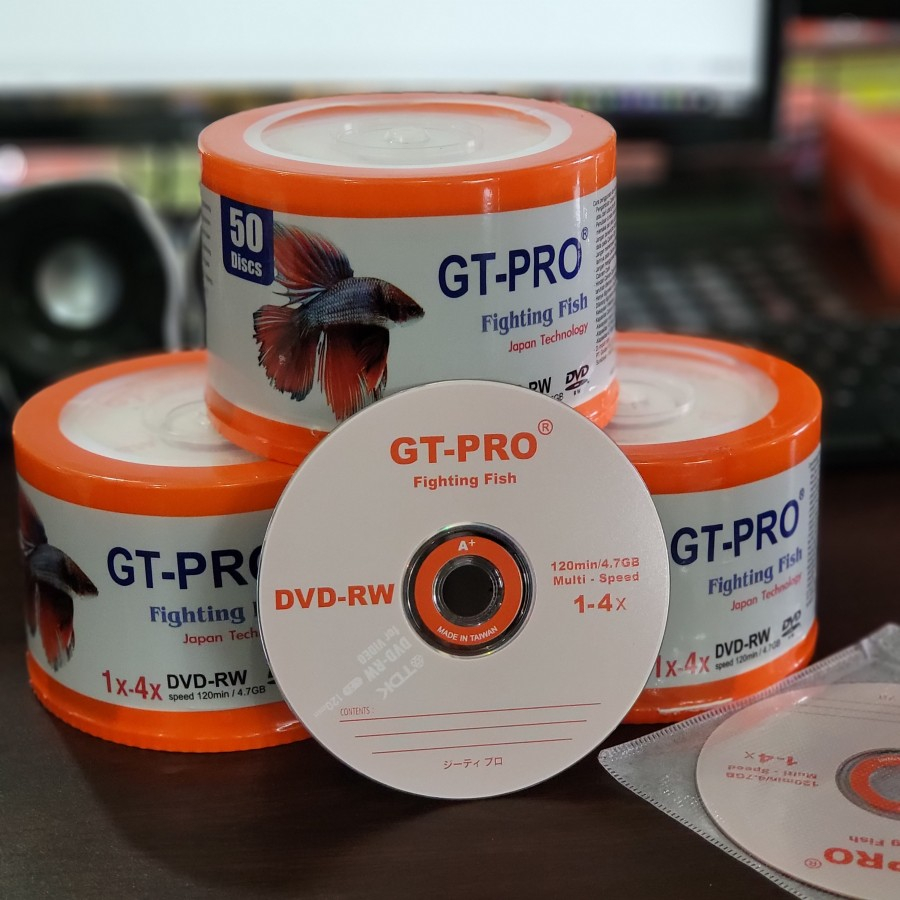 Jual GT-PRO FISH DVD-RW Tabung isi 50 disk - Kota Medan - Indo