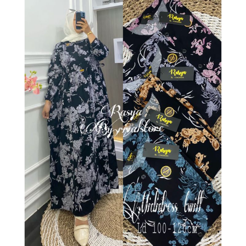 Jual MIDI Dress Rasya | Shopee Indonesia