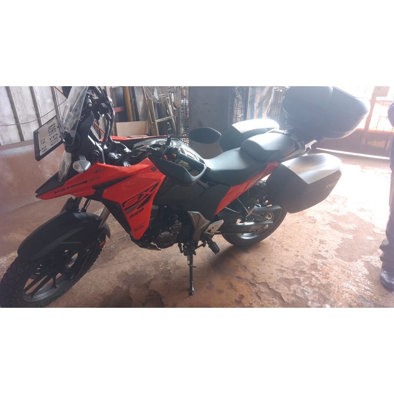 Jual BOX SAMPING ATAU SIDEBOX MOTOR SHAD SH23 TRAIL ALUMINIUM SILVER ...