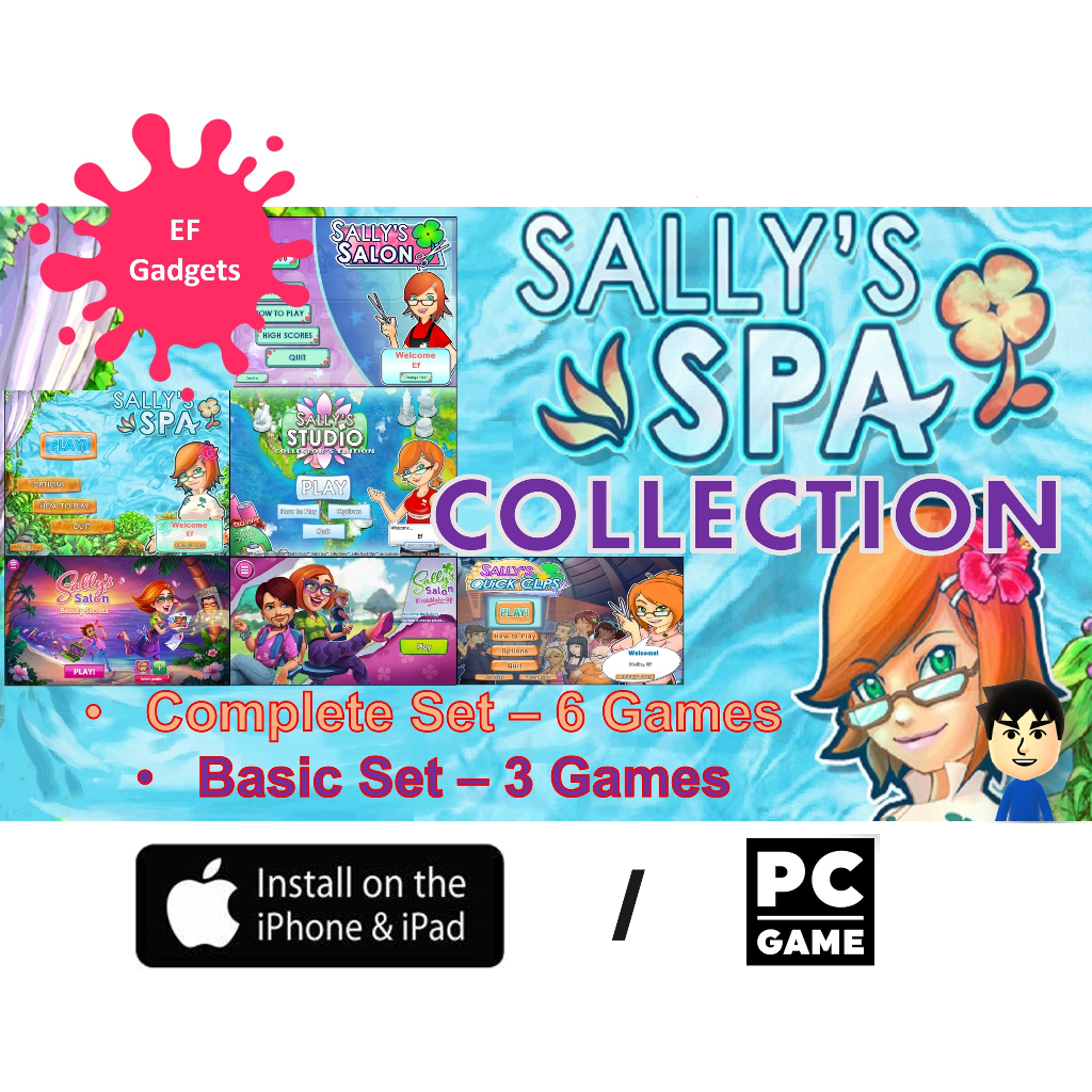 Jual Sally Spa Sally Salon Sally Studio Game iPad iPhone PC