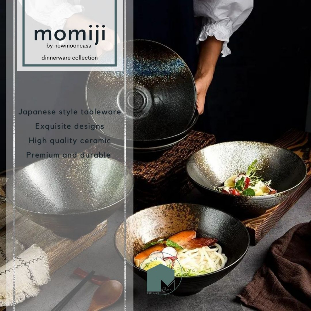 Jual MOMIJI Mangkok Jepang keramik Japanese Bowl Mangkuk Ramen Sup
