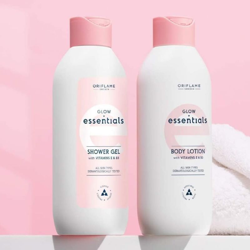Jual Glow Essentials Body Lotion with Vitamins E & B3/Glow Essentials