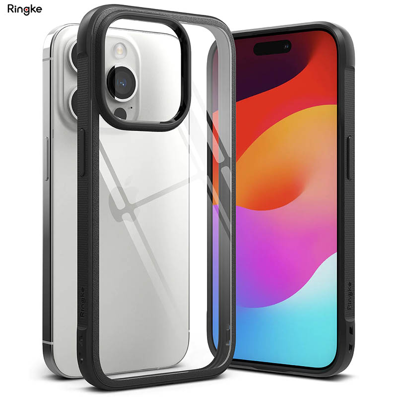 Jual Ringke Fusion Bold Case iPhone 15 Pro - Acrylic Clear Casing PC ...
