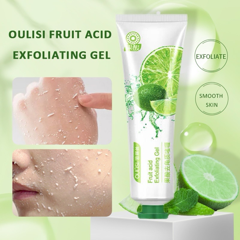 Jual OULISI Fruit Acid Exfoliating Gel Facial Mengangkat Kulit Mati
