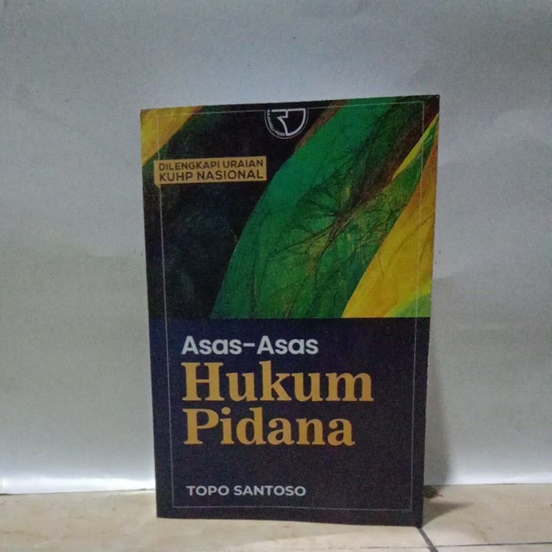 Jual Asas Asas Hukum Pidana Oleh Topo Santoso Shopee Indonesia