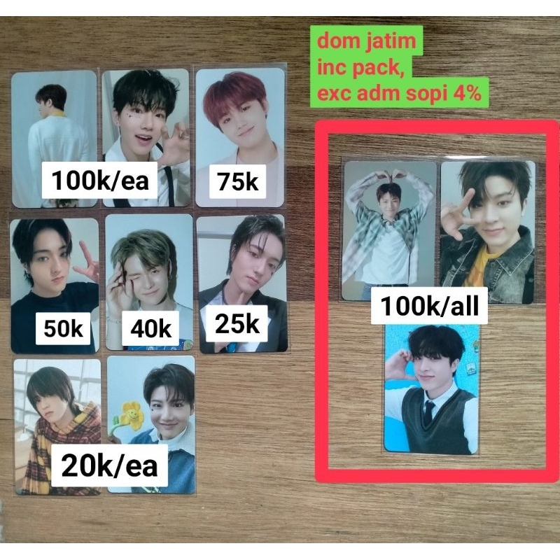 Jual Photocard Treasure Pc Haruto Junkyu Junghwan Doyoung Yoshi