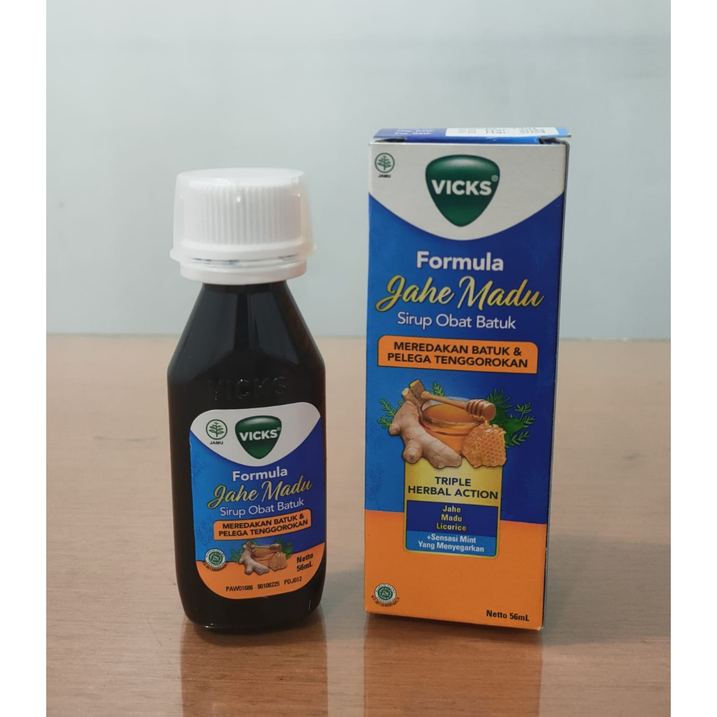 Jual Vicks Formula Jahe Madu 56ml Shopee Indonesia 