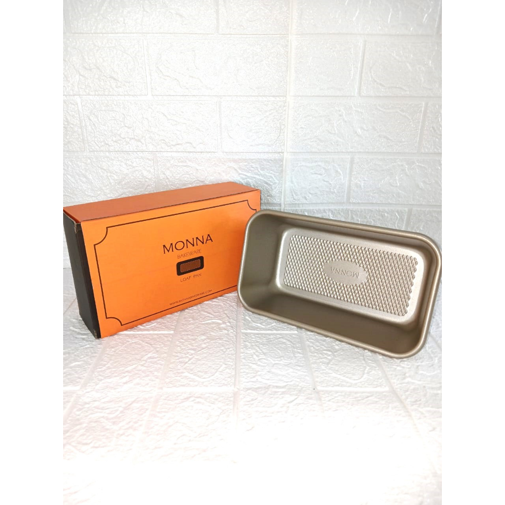 Jual Monna Bakeware Loyang Roti Loaf Pan Anti Lengket | Shopee Indonesia