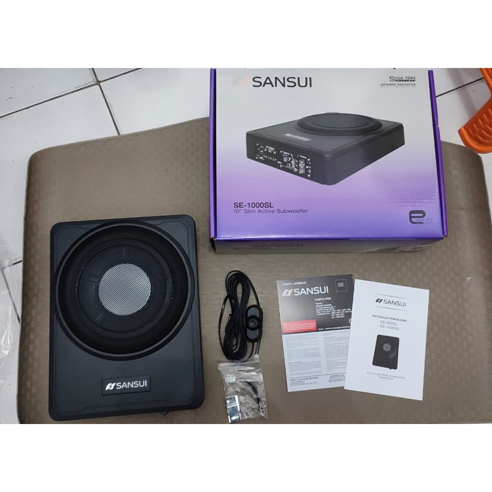 Jual Subwoofer Kolong Aktif Sansui Se Sl Sub Kolong Mobil Shopee Indonesia