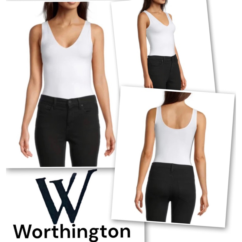 Jual Worthington Tank Top Seamless Ultra Smooting V Neck | Shopee Indonesia
