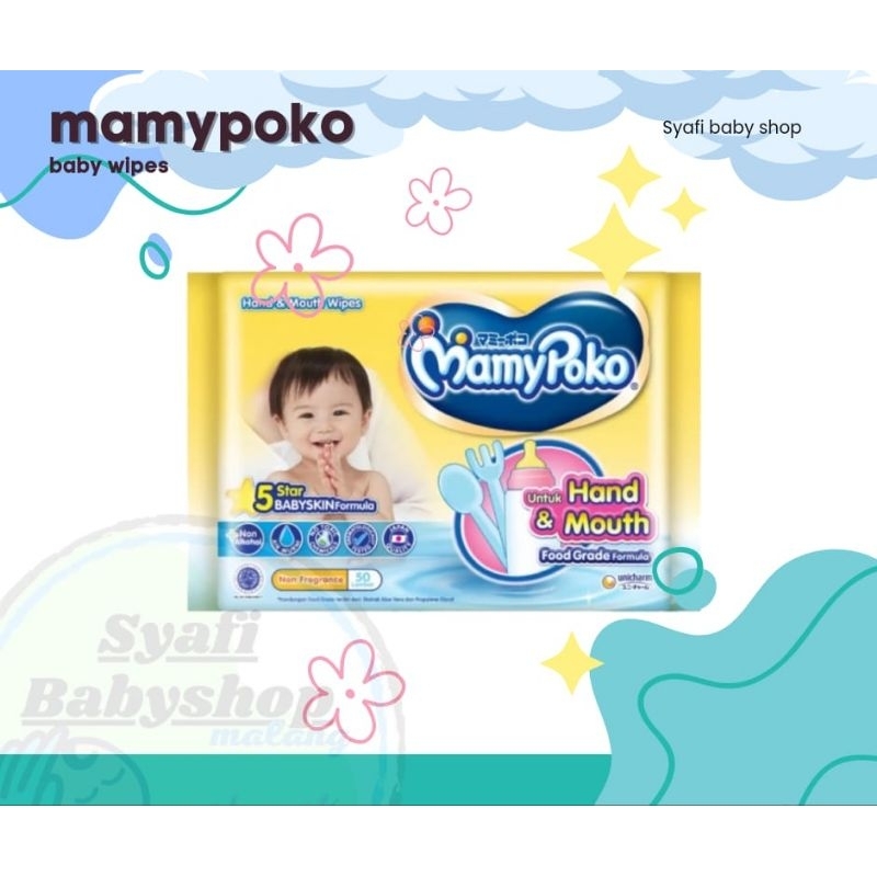 Jual MAMYPOKO WIPES (BELI GRATIS 1) TISU BASAH BAYI AIR MURNI